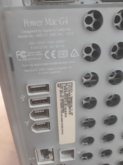 Apple Power Mac G4 model: M8570