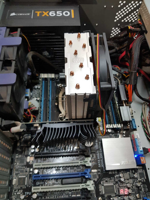 Custom PC - 2U Rack Intel i7-3820 @ 3.60 GHZ 12GB DDR3 N210 Vcard, 650W PSU