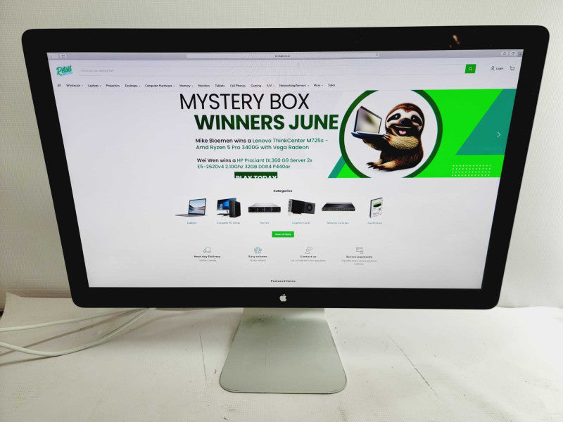 Apple Thunderbolt Display A1407 27\\" Widescreen LCD Monitor (