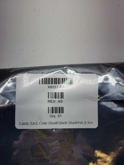 X6557-R6 - NetApp 0.5M SAS Controller Shelf QSFP-QSFP Cable