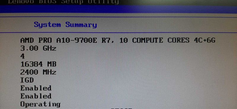 Lenovo ThinkCentre M715q A10-9700E 16GB DDR4 256GB SSD Q@