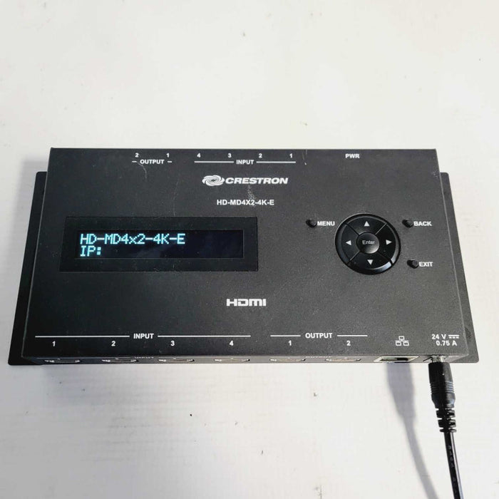 Crestron HD-MD4X2-4K-E - 4x2 4K HDMIÂ® Switcher =