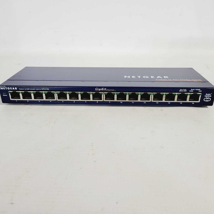 NETGEAR ProSafe 16 Port Gigabit Ethernet Switch GS116 =