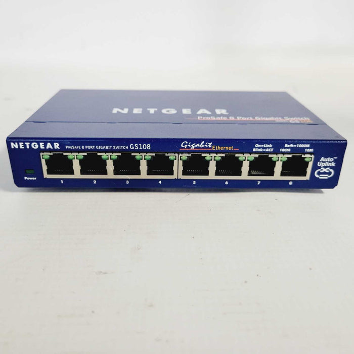NetGear GS108 v3 8 Port Gigabit Ethernet Switch =