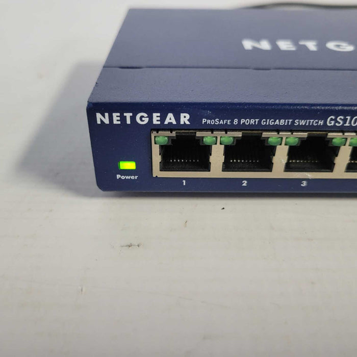 NetGear GS108 v3 8 Port Gigabit Ethernet Switch =
