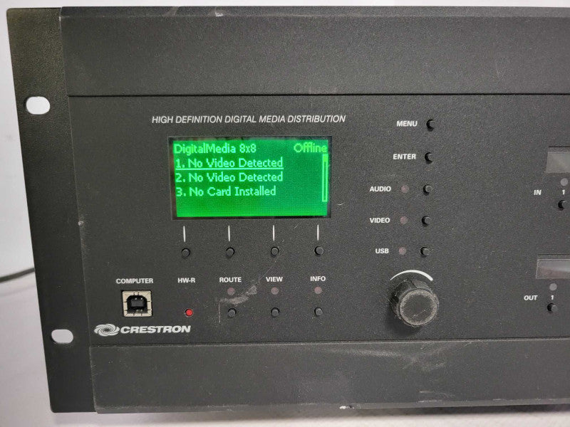 Crestron DM-MD8X8 8x8 Digital Media Switcher  with Cards, Read Q_