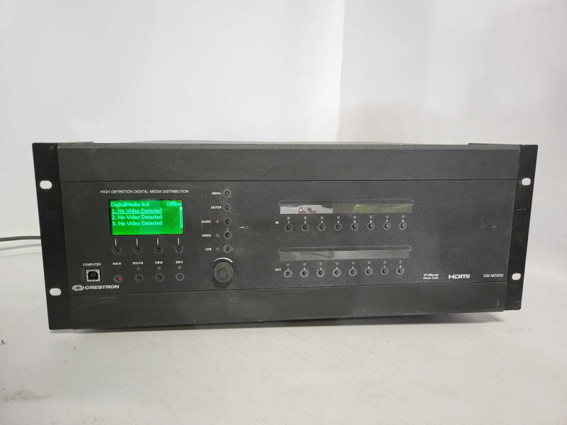 Crestron DM-MD8X8 8x8 Digital Media Switcher with Cards Read _