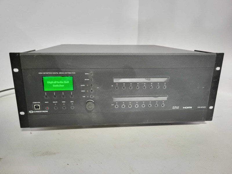 Crestron DM-MD8X8 8x8 Digital Media Switcher with Cards Read _