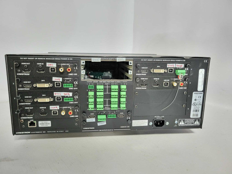 Crestron DM-MD8X8 8x8 Digital Media Switcher with Cards Read _