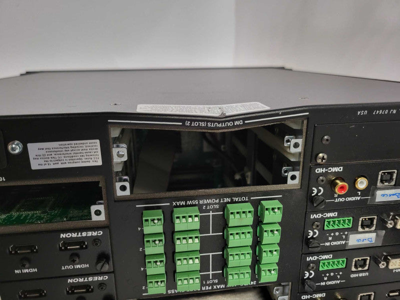 Crestron DM-MD8X8 8x8 Digital Media Switcher with Cards, SEE _