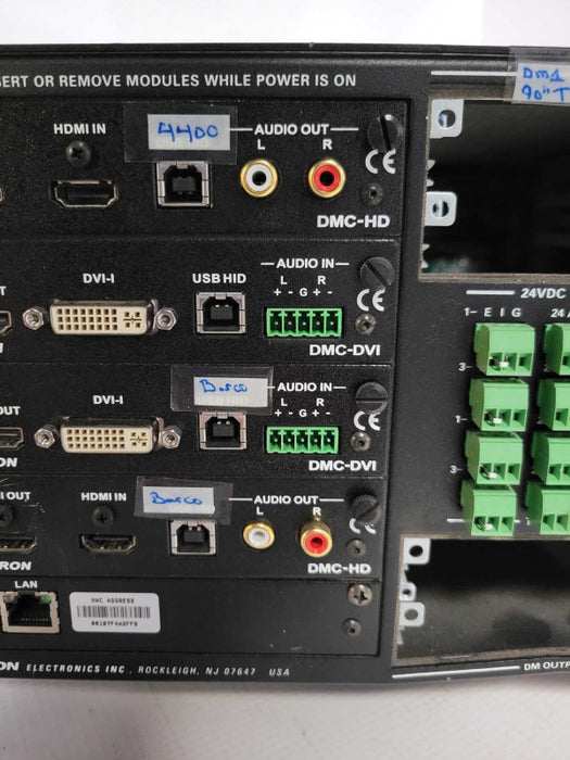 Crestron DM-MD8X8 8x8 Digital Media Switcher with Cards, SEE _