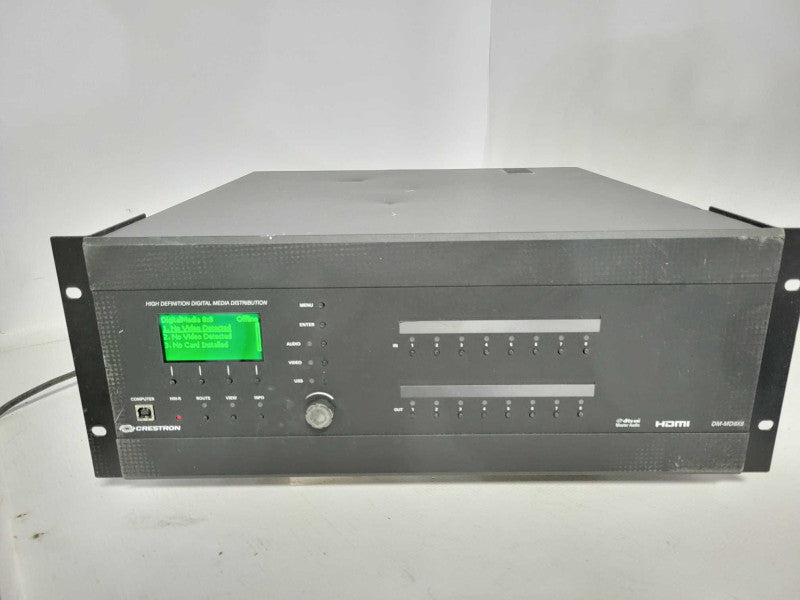 Crestron DM-MD8X8 8x8 Digital Media Switcher w/ Cards Read Q_