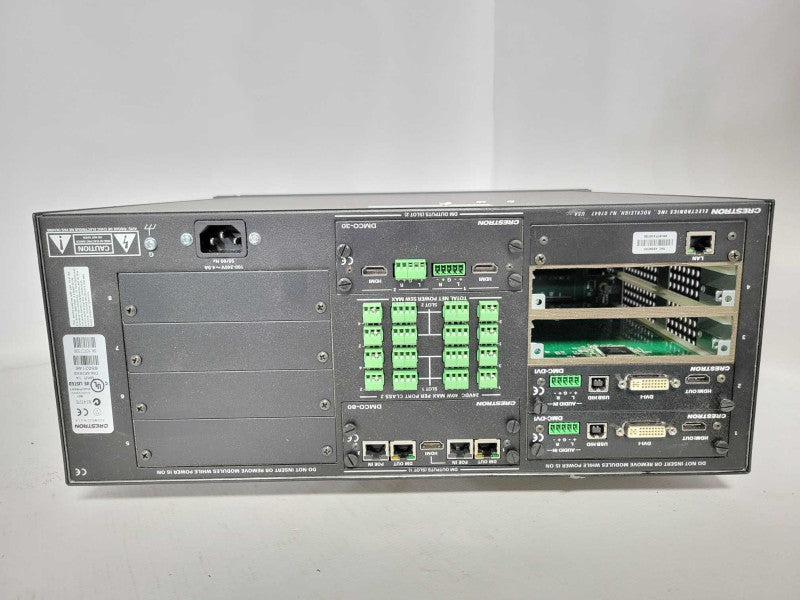Crestron DM-MD8X8 8x8 Digital Media Switcher w/ Cards Read Q_