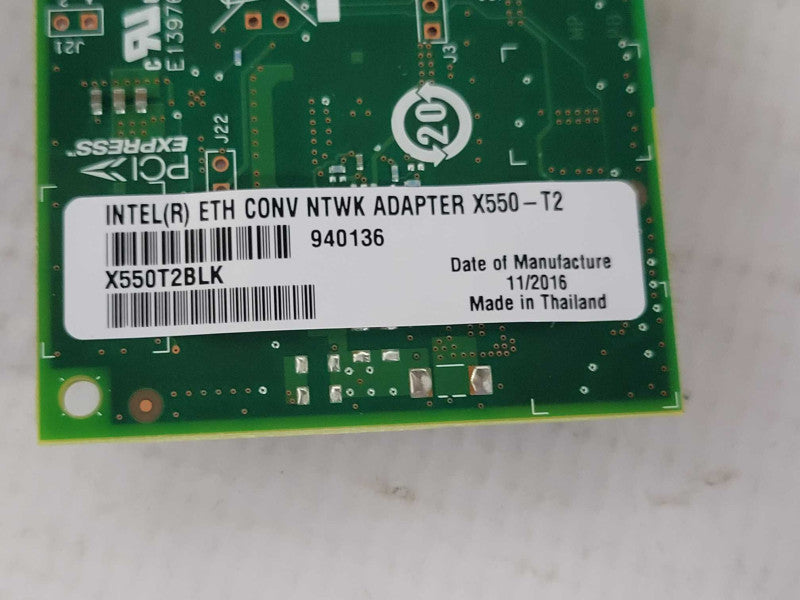 INTEL X550-T2 Dual Port 10Gb Base-T Adapter Low Profile Bracket _
