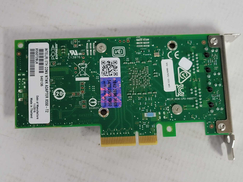 INTEL X550-T2 Dual Port 10Gb Base-T Adapter Low Profile Bracket _
