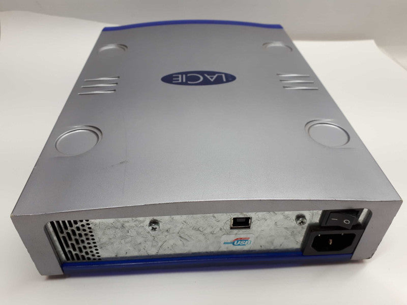 Vintage LaCie CD Re-Writer USB Blue 701814 &