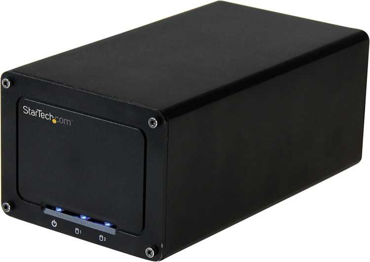 StarTech USB 3.1 (10Gbps) External Enclosure for Dual 2.5\\" SATA Drives  :