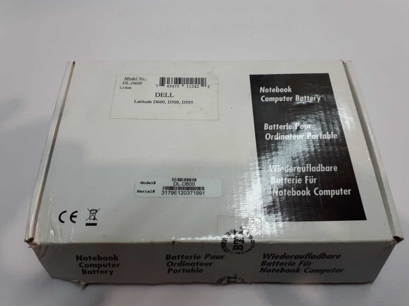 BTI DL-D600 Premium 6 Cell 4400 mAh 10.8 V Replacement Battery &