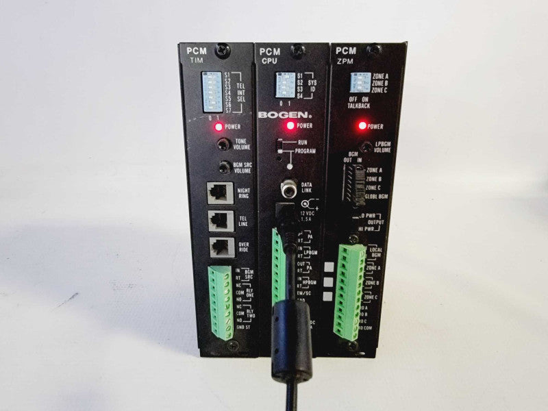 BOGEN COMMUNICATION PCM2000-B TIM CPU ZPM ZONE PAGING SYSTEM MODULE (