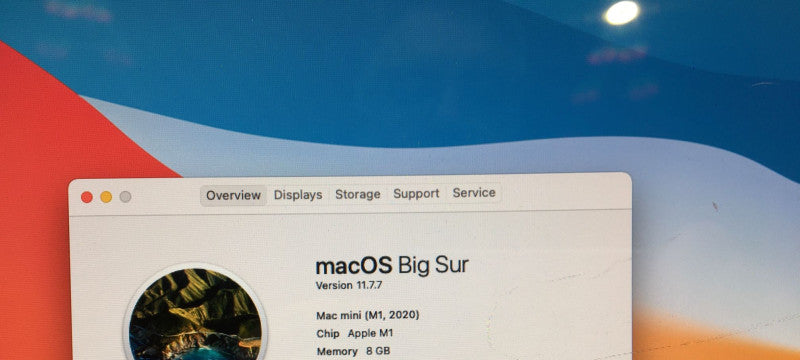 Apple Mac mini M1 2020 8 GB RAM 256 GB SSD