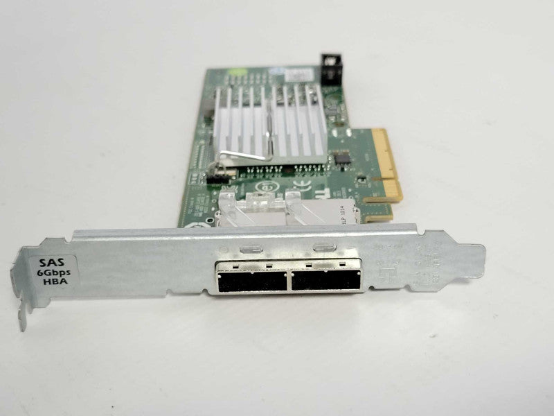 Dell PCI-e x8 6Gbps Dual Port SAS Host Bus Adapter 012DNW FH Q_