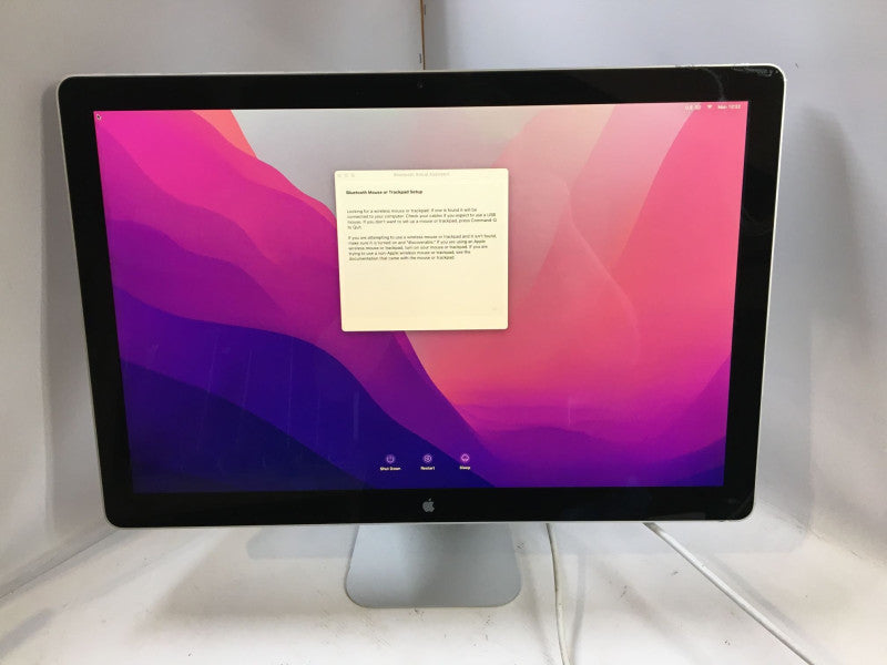 Apple Cinema Display 24-inch A1267 1080p Monitor READ!