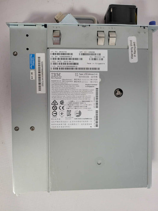 IBM LTO5 ULTRIUM 5-H FC Tape Drive 46X1364 UNTESTED _
