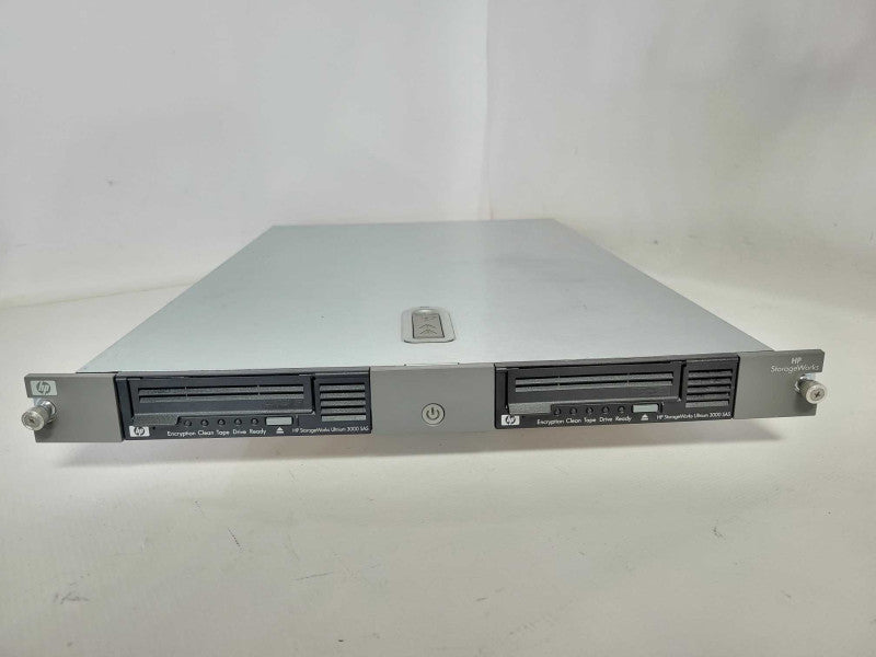 HP Storageworks EJ014A 403721-003 Chassis w/ 2x Ultrium 3000 SAS LTO 5 Drives _