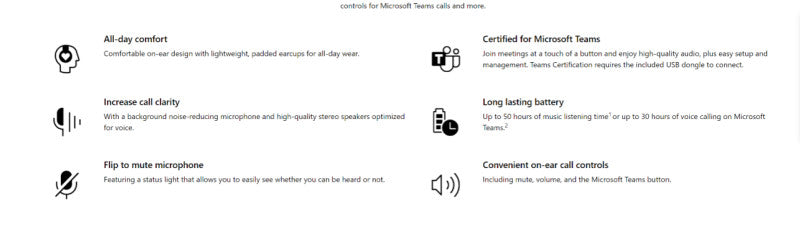 Microsoft Modern Wireless Headset Q-