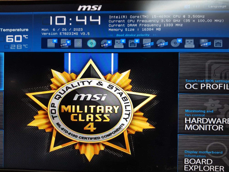 Custom PC - Intel i5-4690k @ 3.50 GHZ 16GB DDR3, 450W PSU