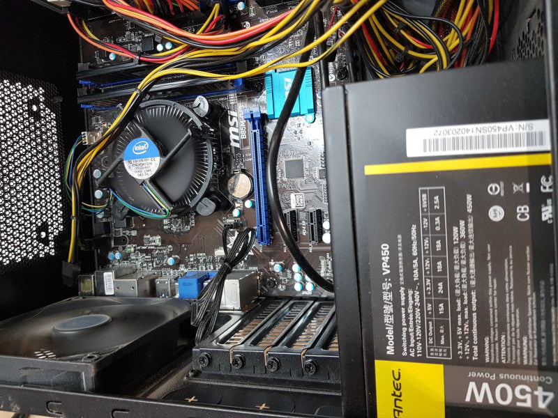Custom PC - Intel i5-4690k @ 3.50 GHZ 16GB DDR3, 450W PSU