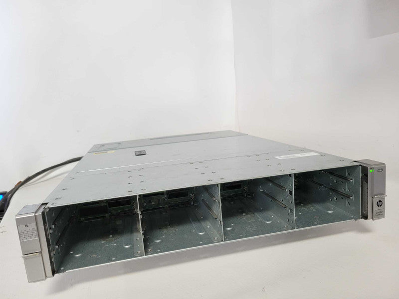 HP QW968 D3600 12-BAY LFF STORAGE CHASSIS 739722-001, 2x Controller, 2x PSU Q_