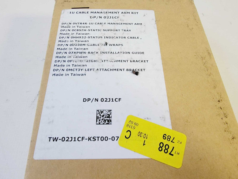 1U Cable Management ARM KIT 02J1CF Q(
