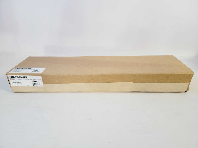 Middle Atlantic FWD-LB-2A-4PK Forward 2\\" Offset L Style Lace Bar, 4 Pk (J12) (