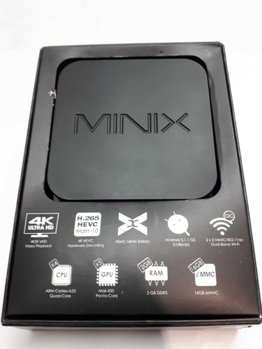 MINIX NEO U1 64-BIT QUAD CORE 2GB RAM 16GB ROM 4K HUB &
