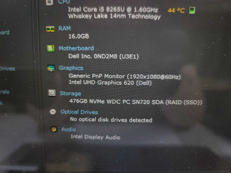 Dell Inspiron 14 5000 2-in-1 i5-8265U, 16GB DDR4, 512GB SSD Î²