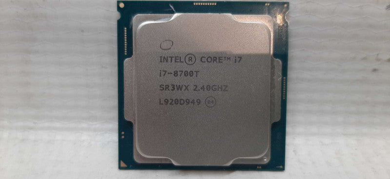 Intel i7-8700T CPU 6C/12T 2.4Ghz Base 4.0Ghz Boost AS-IS UNTESTED Q@