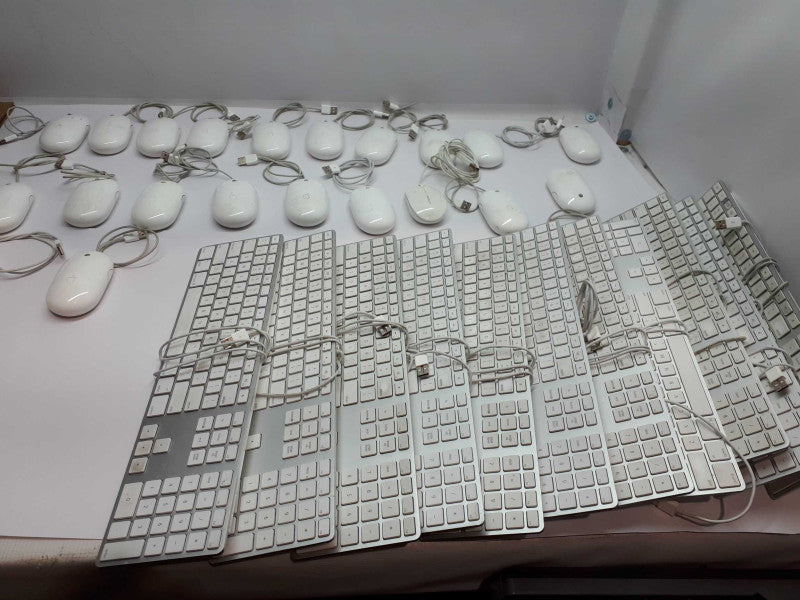 Assorted Apple Mice and Keyboards &