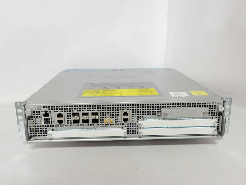 Cisco ASR1002-X CHASSIS, 6 built-in GE, Dual P/S, Factory reset _