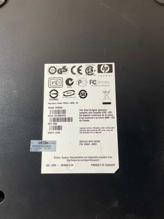 EH842-69201 - HP LTO-3 External Tabletop SCSI Tape Drive Module -
