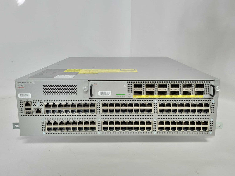 Cisco Nexus N9K-C93128TX 96-Port Gigabit Switch w/ N9K-M12PQ Module, 2x PSU Q_