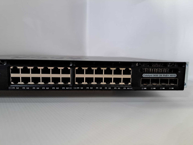 Cisco WS-C3650-24PS-L 24-Port PoE+ 3650 Switch w/ 1x AC Power )