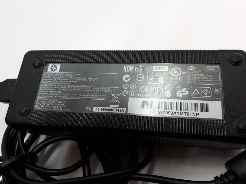 GENUINE HP 18.5V 6.5A 120W AC Power Adapter Fat Tip for laptop &