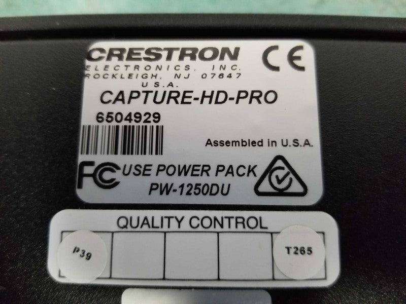 Crestron Advanced Media Processing Engine Capture-Hd-Pro #