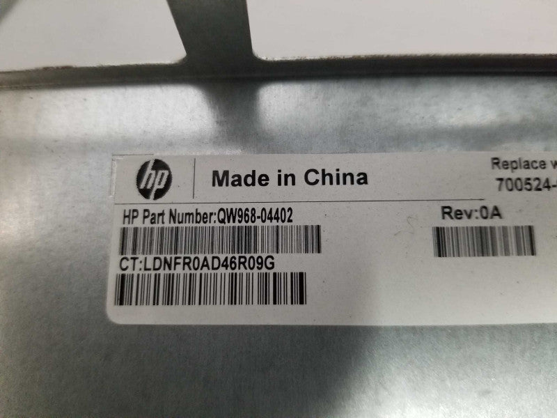 HP D3600 enclosure - 2x Controllers QW968-04402 - no psu - 1x fan #