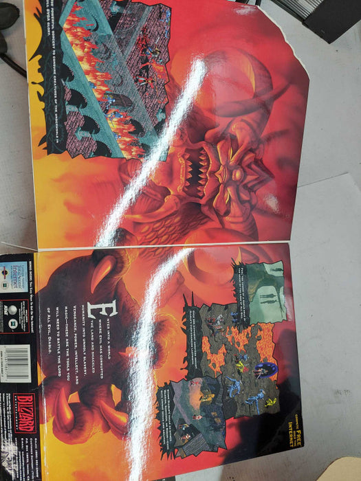 Blizzard Diablo 1 PC Game Big Box 1996 Complete Disc Manual & Inserts CIB