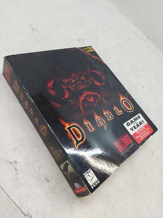 Blizzard Diablo 1 PC Game Big Box 1996 Complete Disc Manual & Inserts CIB