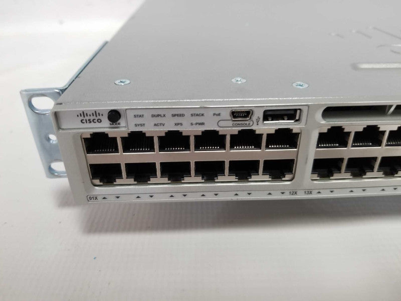 Cisco Catalyst WS-C3850-48P-S PoE+ 48-Port Switch - Blank Module - See Photos #