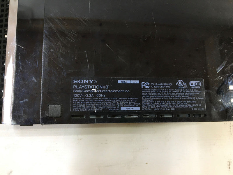 SONY Playstation 3 Gaming Console \\"FAT\\" Model CECHE01 AS IS FOR PARTS READ!