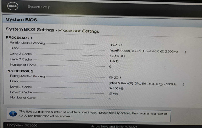 Dell Compellent SC8000 Storage Controller 2x Xeon E5-2640 @ 2.50GHz 16GB Ram  )